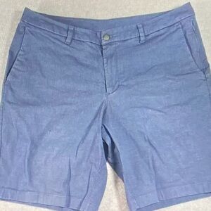 lululemon athletica Men's Slate Blue Flat Front Shorts